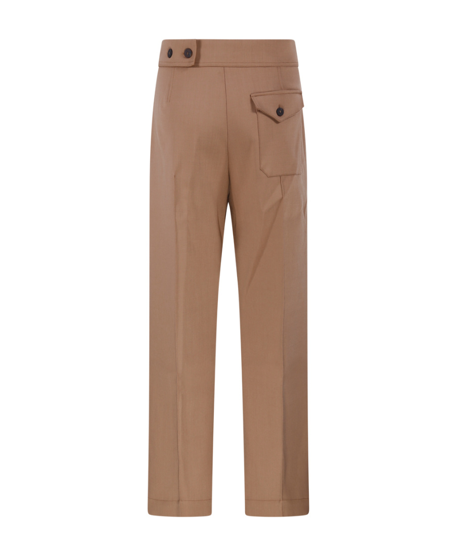 Studio Nicholson Straight Casual Pants In Brown