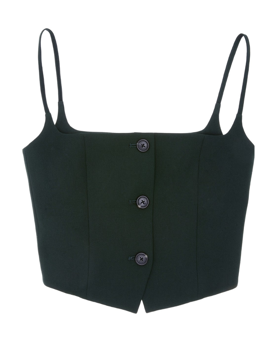Helmut Lang Button-up Sleeveless Top