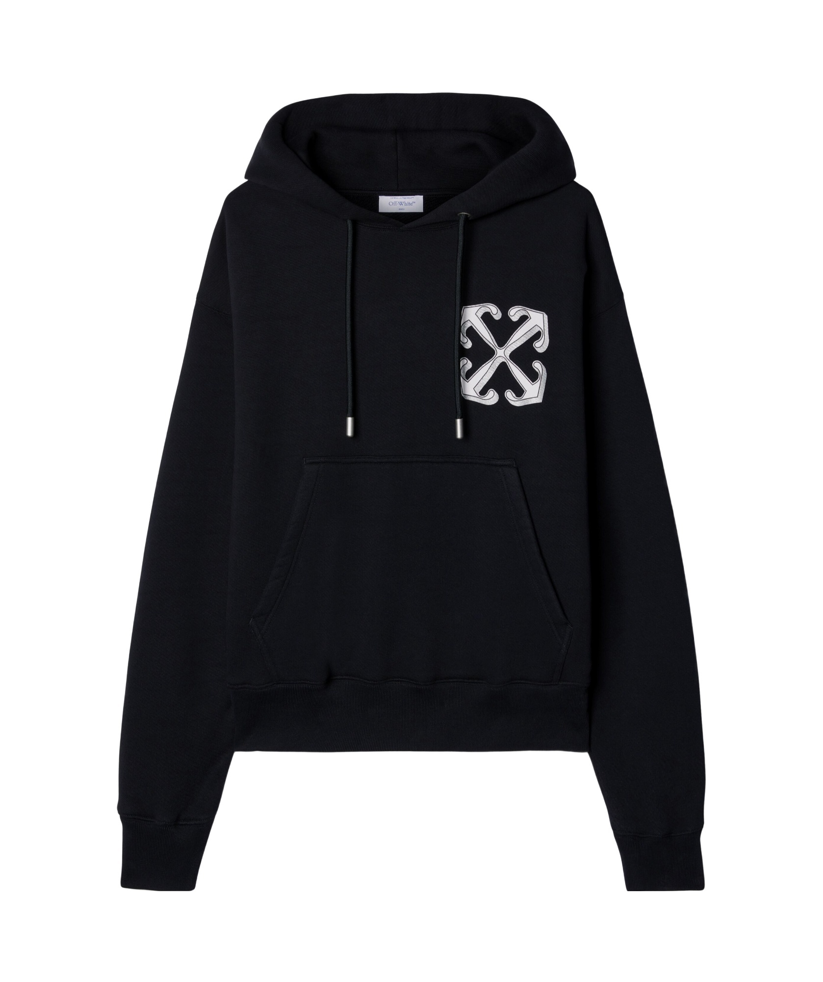 OFF-WHITE OFF-WHITE DRAGON PRINTED DRAWSTRING HOODIE