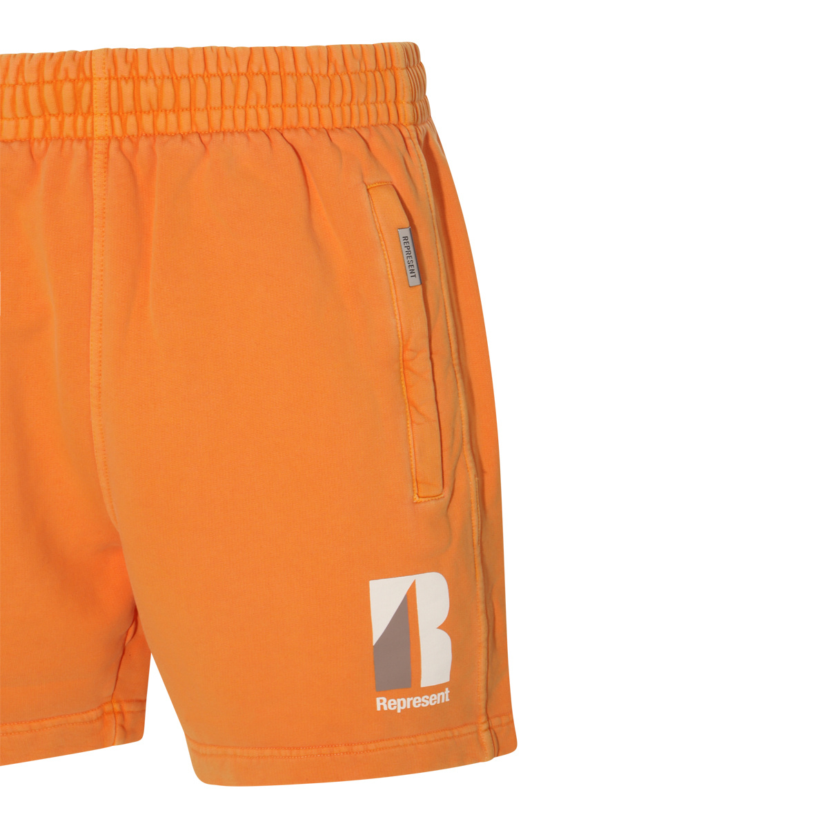 Represent Logo Detail Shorts In Orange