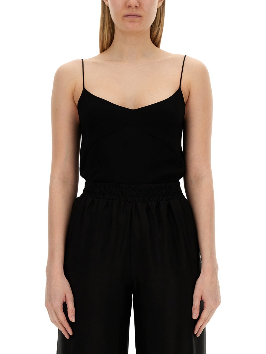 Fabiana Filippi Black Top In Black