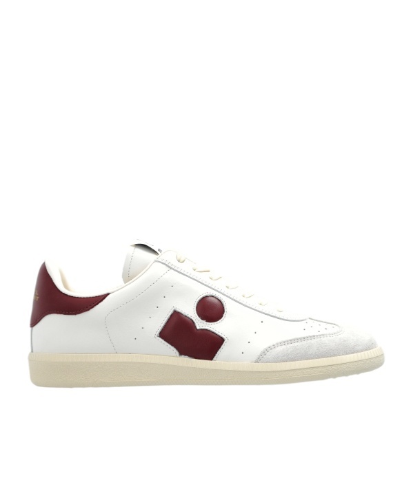 Isabel Marant Beth Gb Three-strap Calfskin Sneakers In White