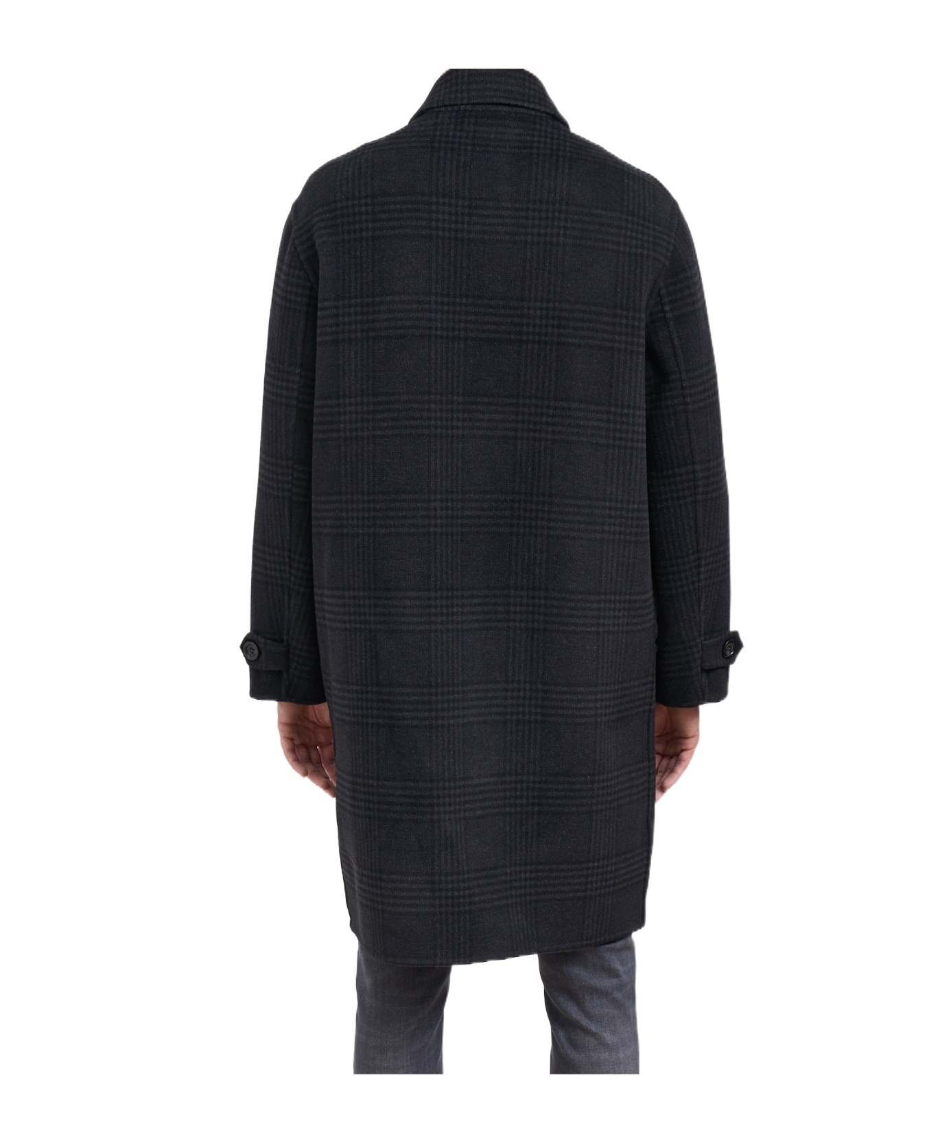 Paolo Pecora Long-sleeved Coat In Black