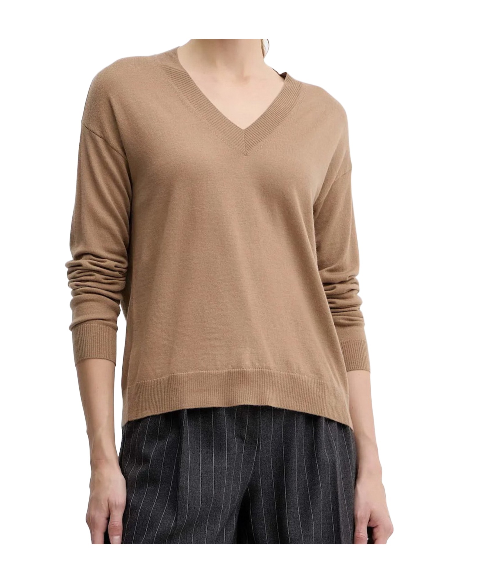 Weekend Max Mara Long-sleeved Knitwear In Brown
