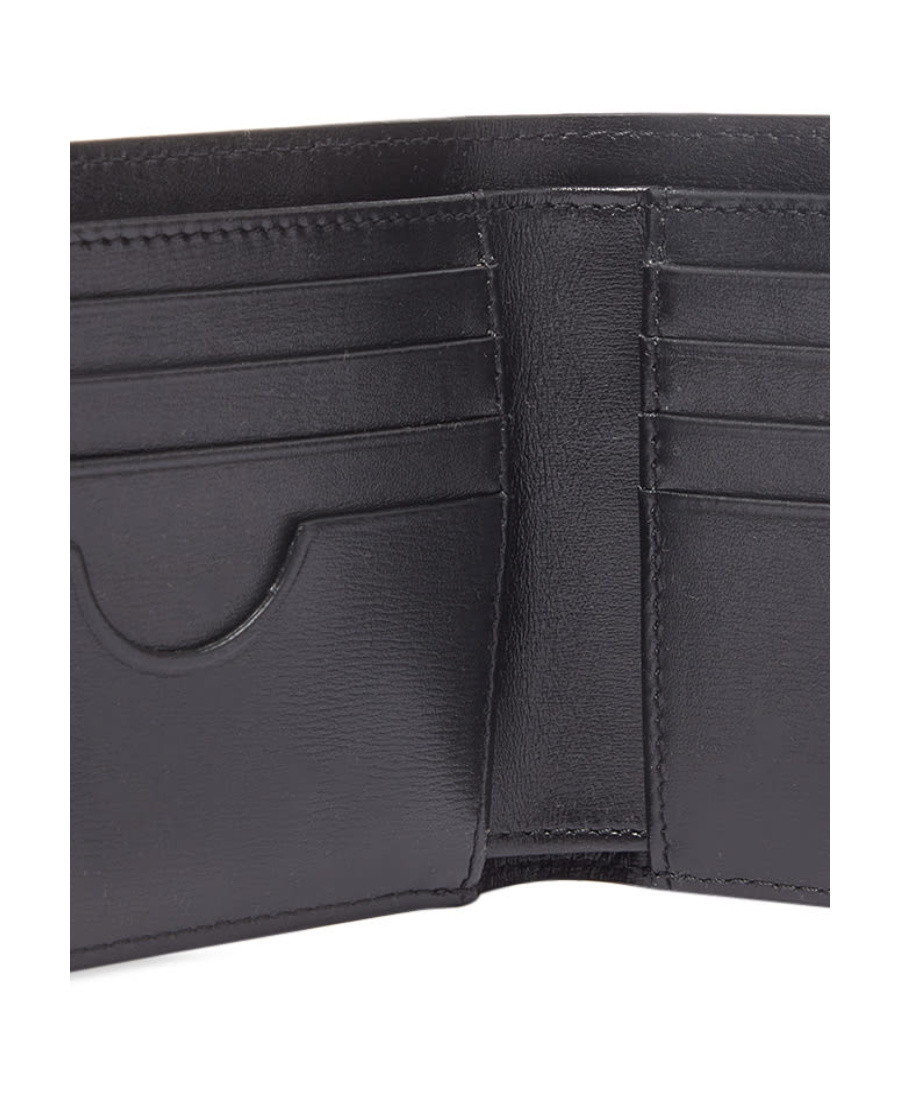 Ami Alexandre Mattiussi Ami Logo-plaque Bi-fold Wallet In Black