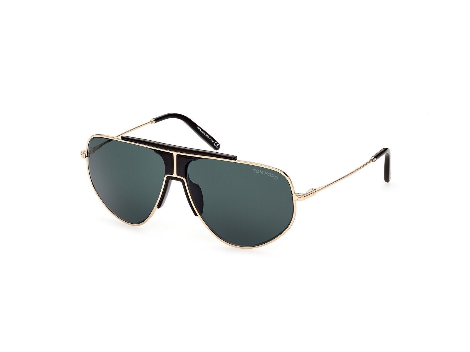 Tom Ford Logo Sunglasses In Green