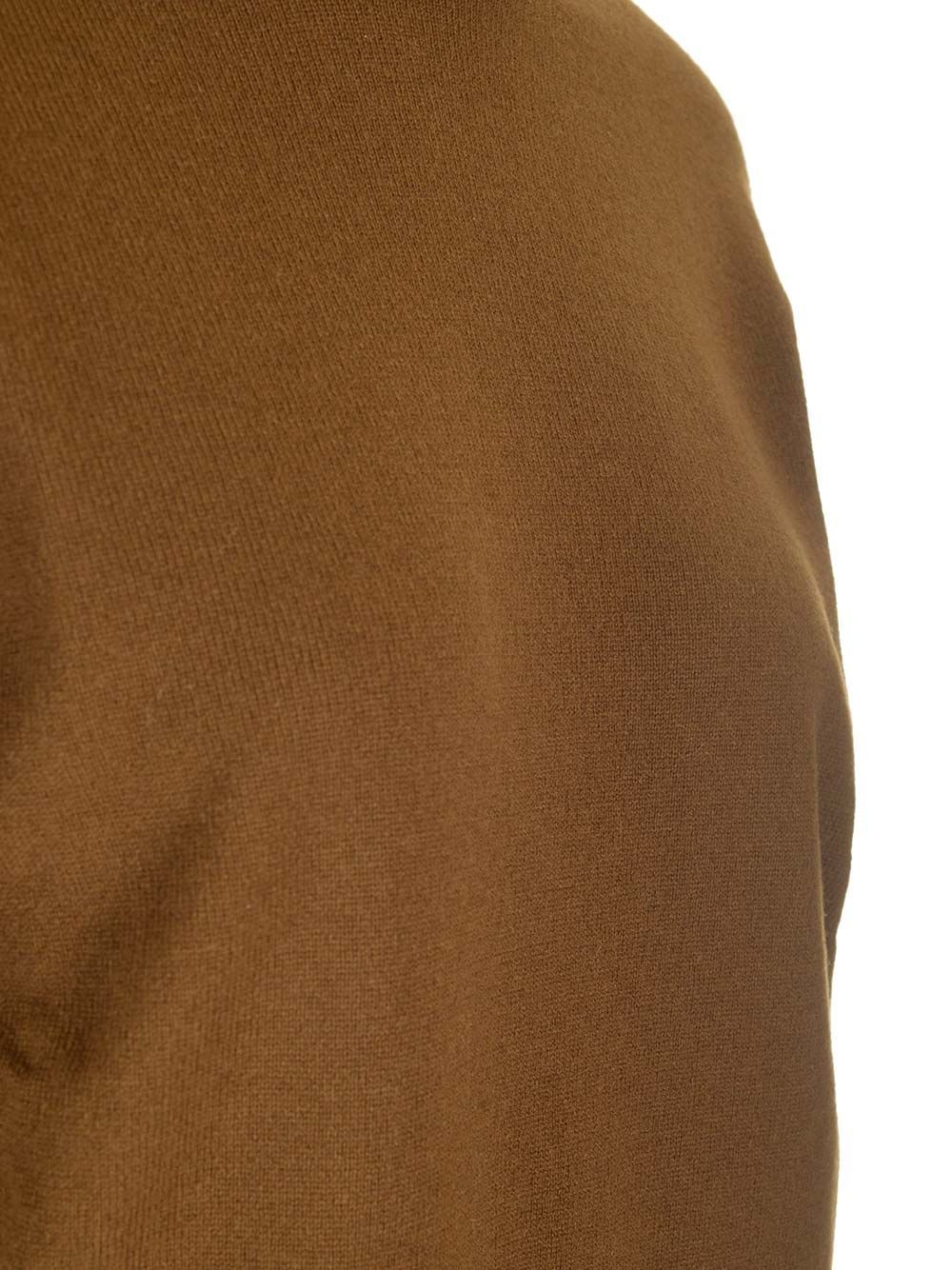 Apc A.p.c. Crewneck Knitted Jumper In Brown