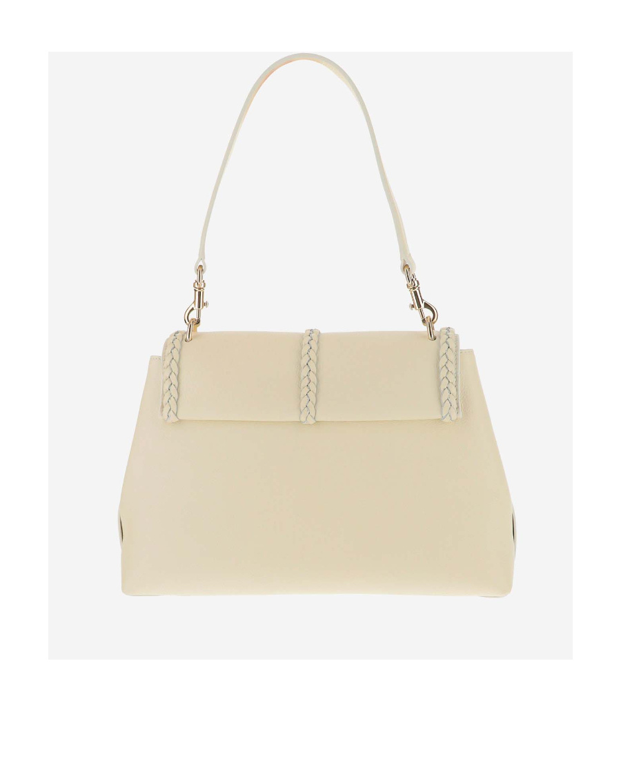 Chloé Penelope Medium Leather Shoulder Bag In Nude