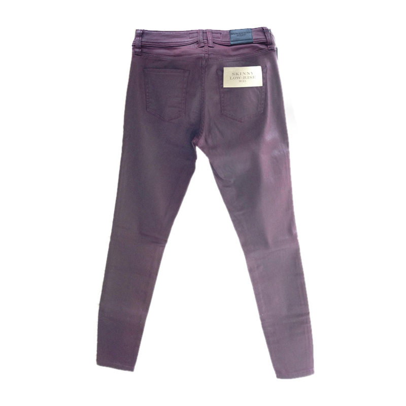 Burberry Logo Details Skinny Jeans In Red