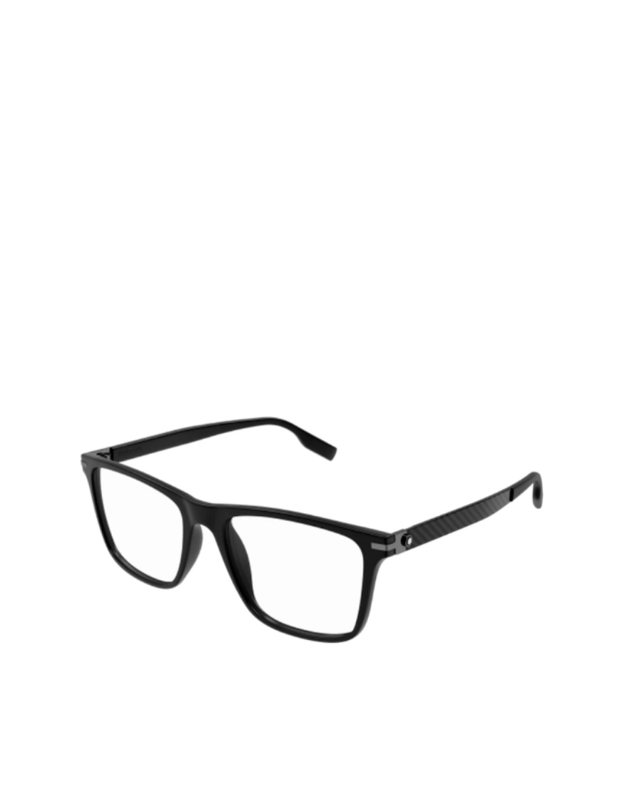 Montblanc Rectangular-frame Design Glasses In Black
