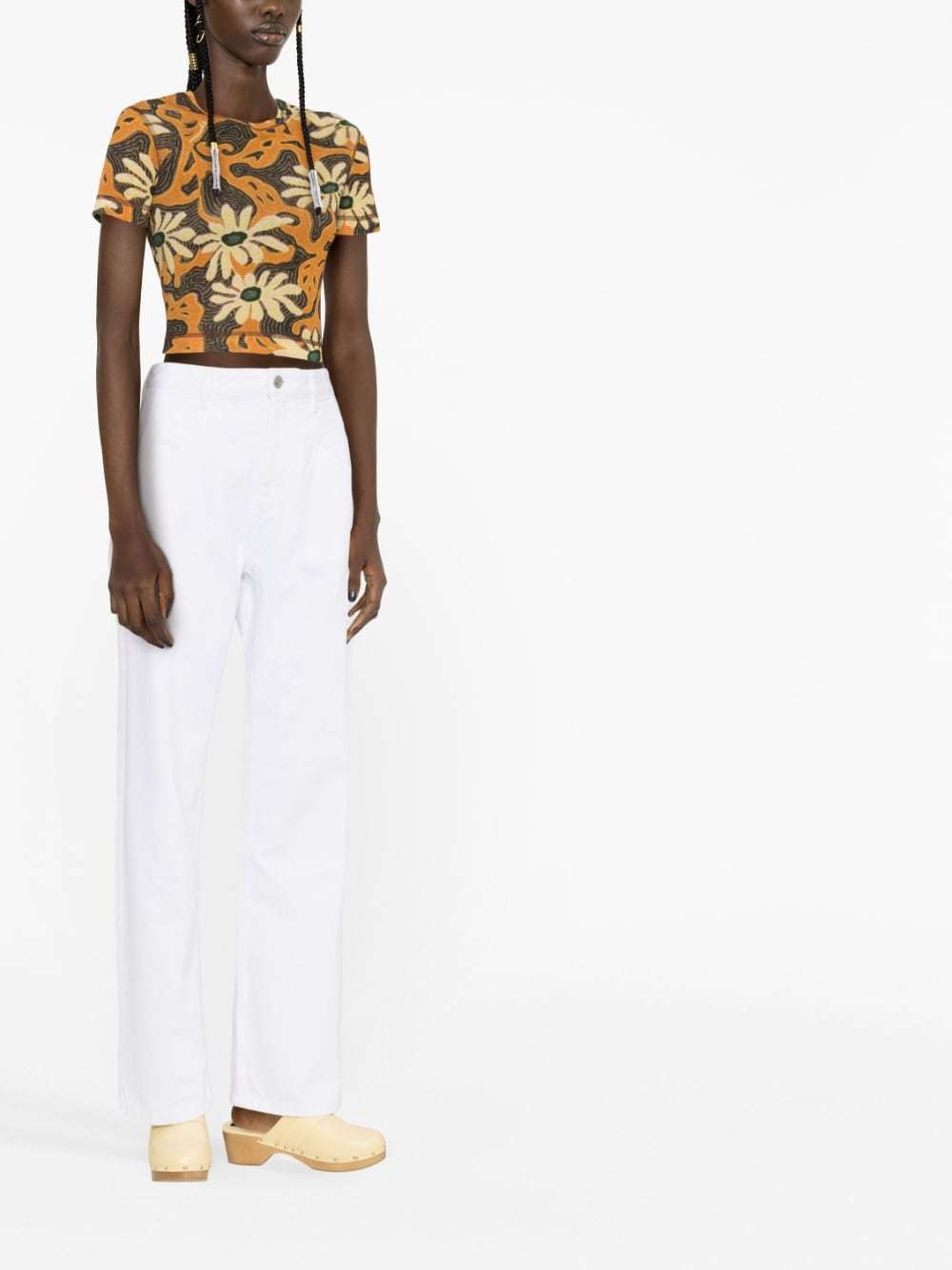 Isabel Marant Straight-leg Denim Jeans In White