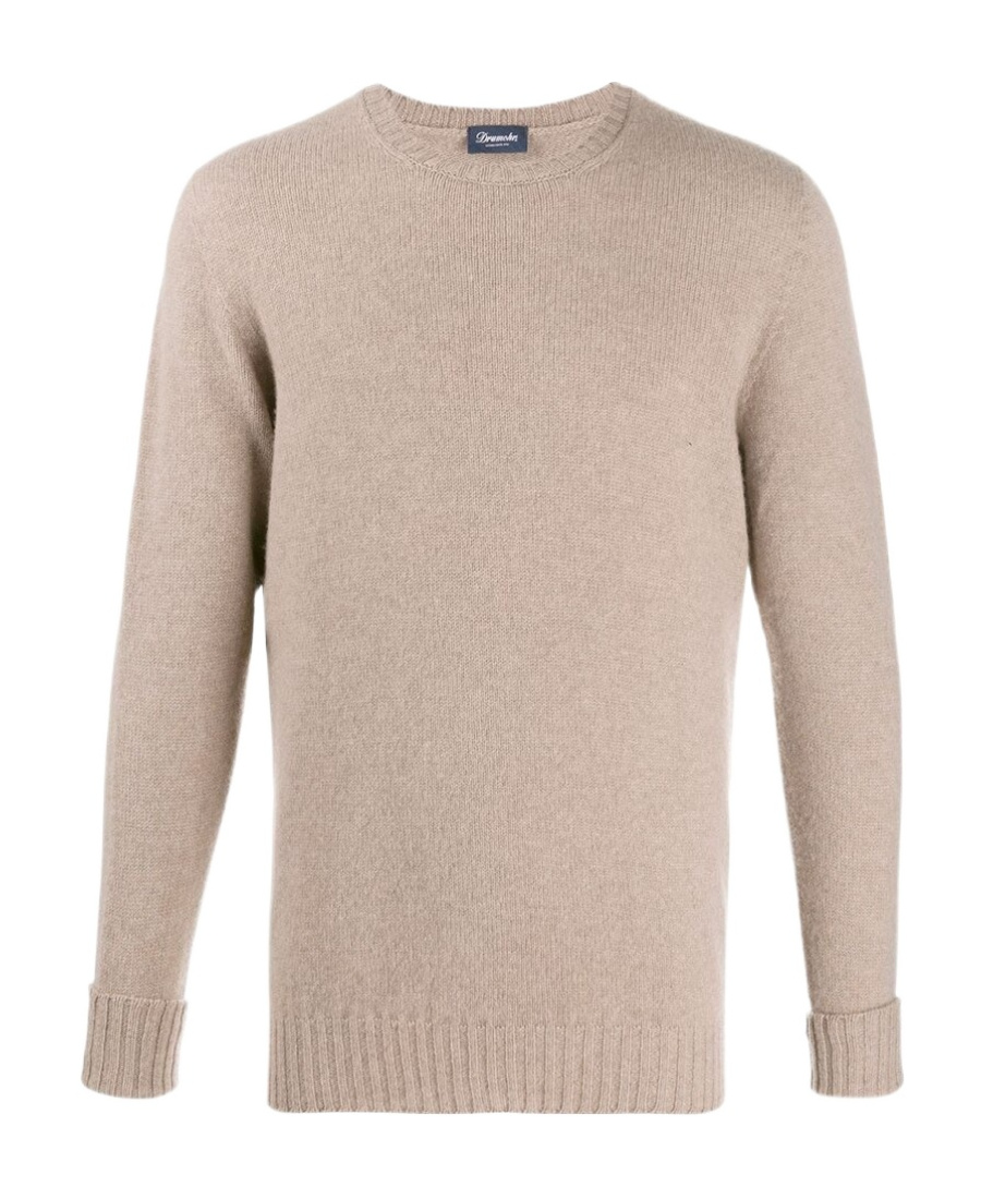 Drumohr Crewneck Jumper In Nude