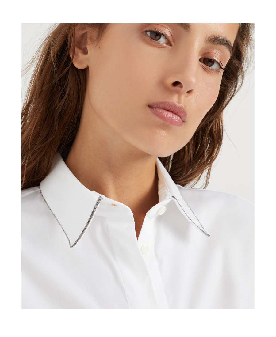 Brunello Cucinelli "shirt With Shiny In White