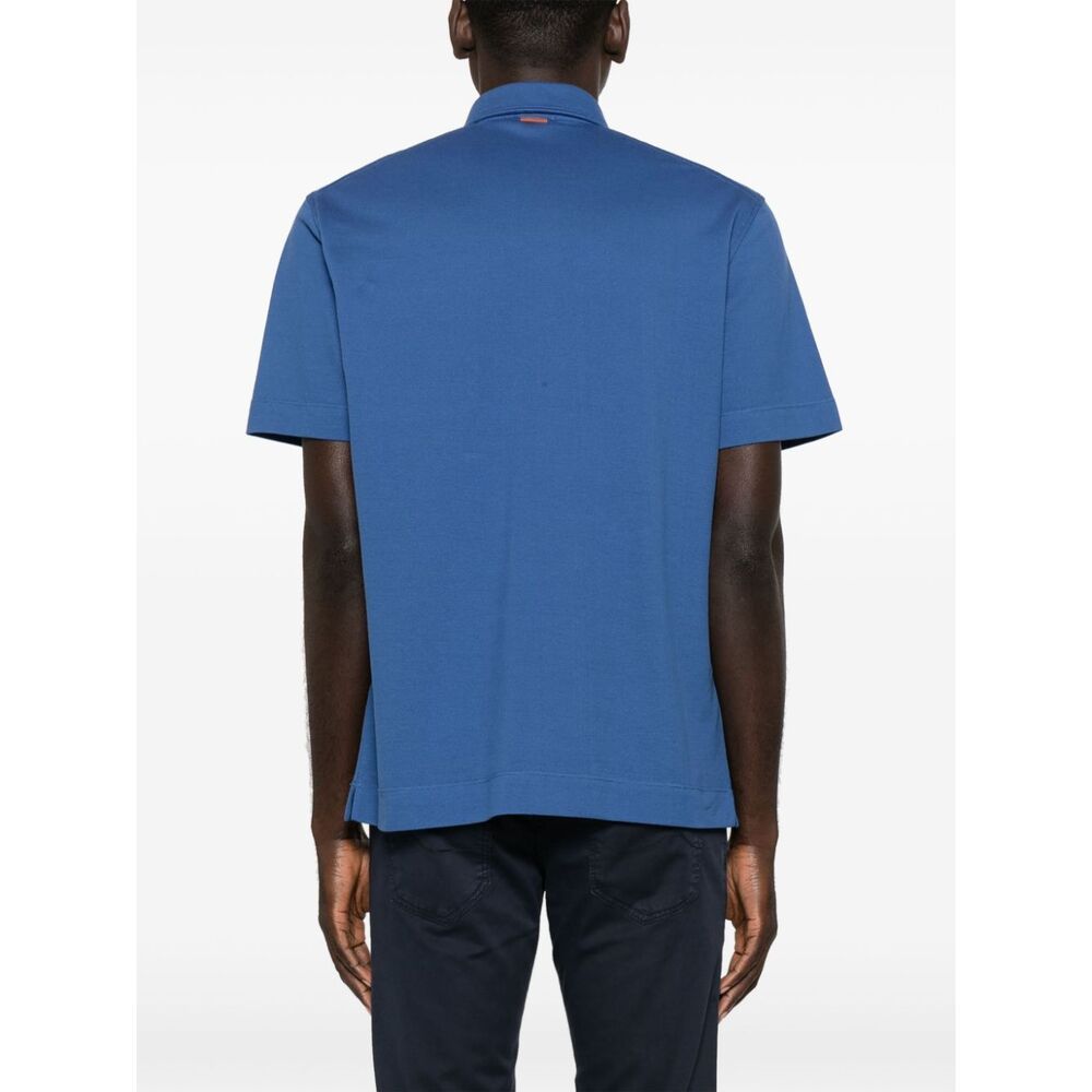 ZEGNA COTTON PIQUÉ POLO SHIRT 