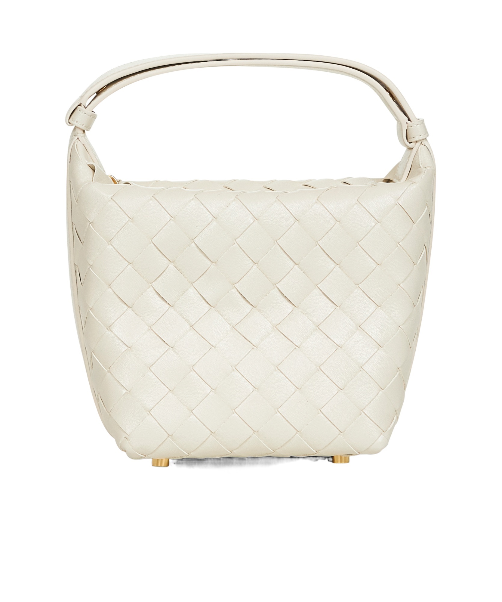 Bottega Veneta White Candy Wallace Bag In White