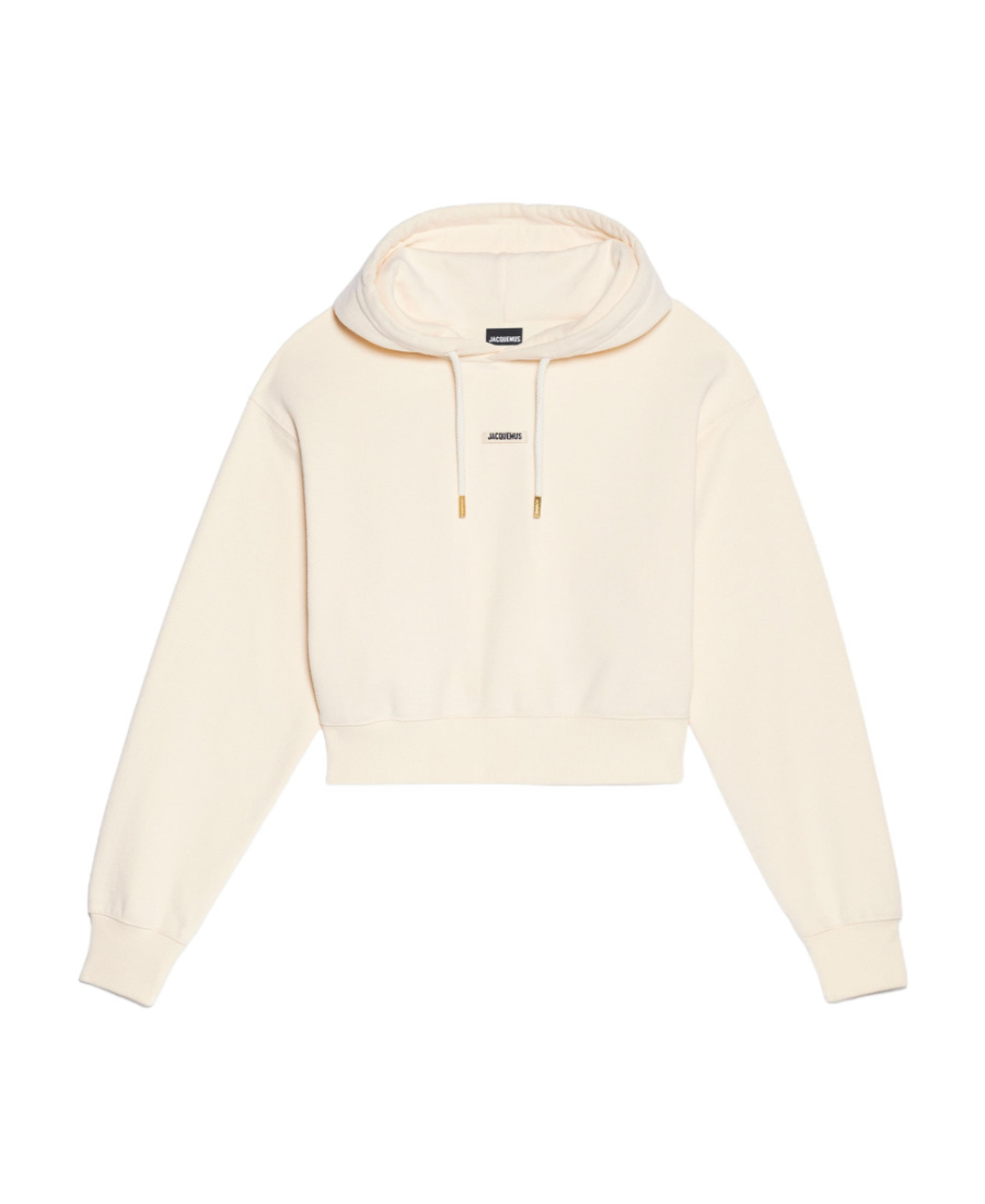 Jacquemus The Gros Grain Hoodie In Neutral