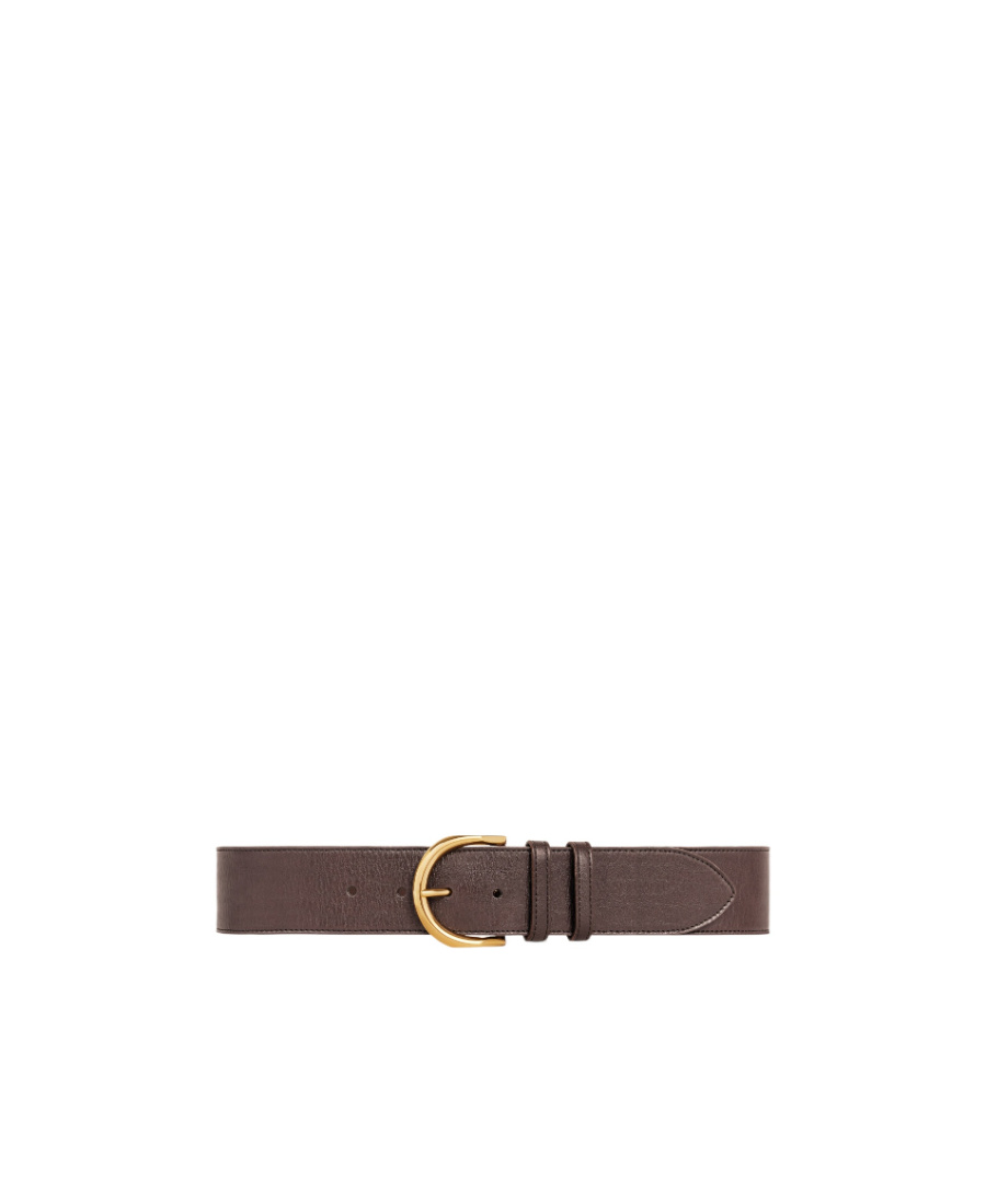 Celine Eden Oversized Vintage Belt In Brown