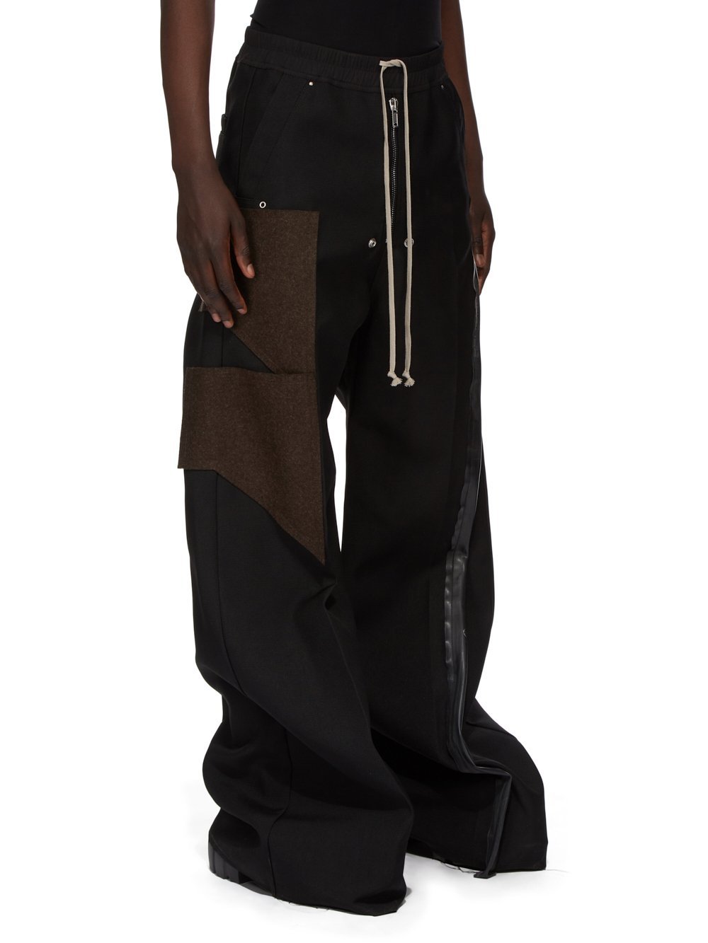 Rick Owens Runway Wide Bela Trousers In Black