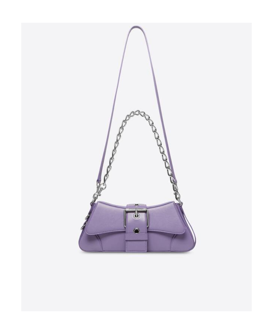 Balenciaga Lindsay Should Shoulder Bag In Viola Leather In Purple