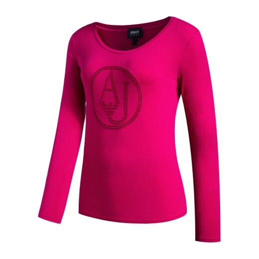 Shop Armani Jeans Logo Details T-shirt In Red