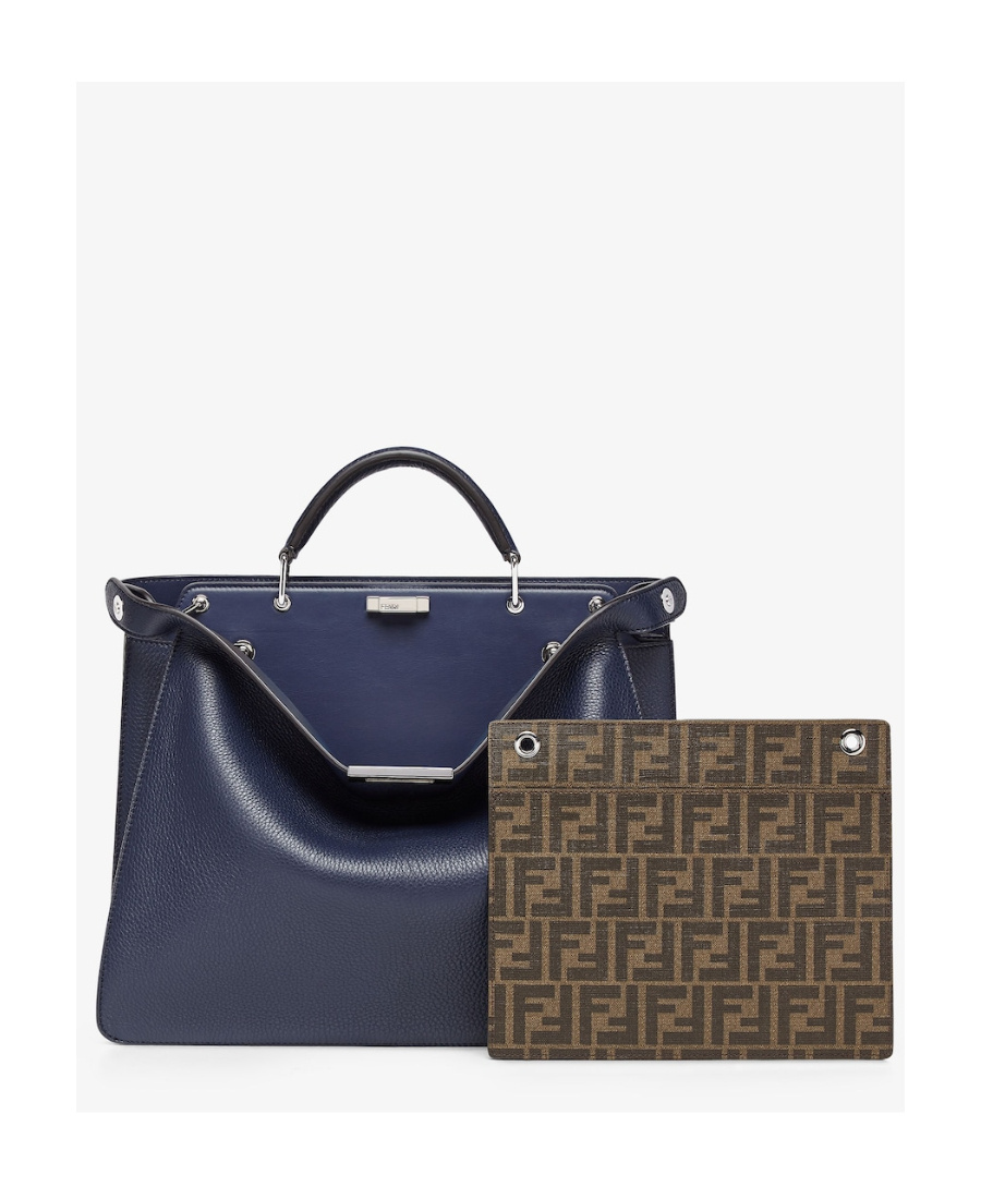 Fendi Peekaboo Iseeu Medium Tote Bag In Blue