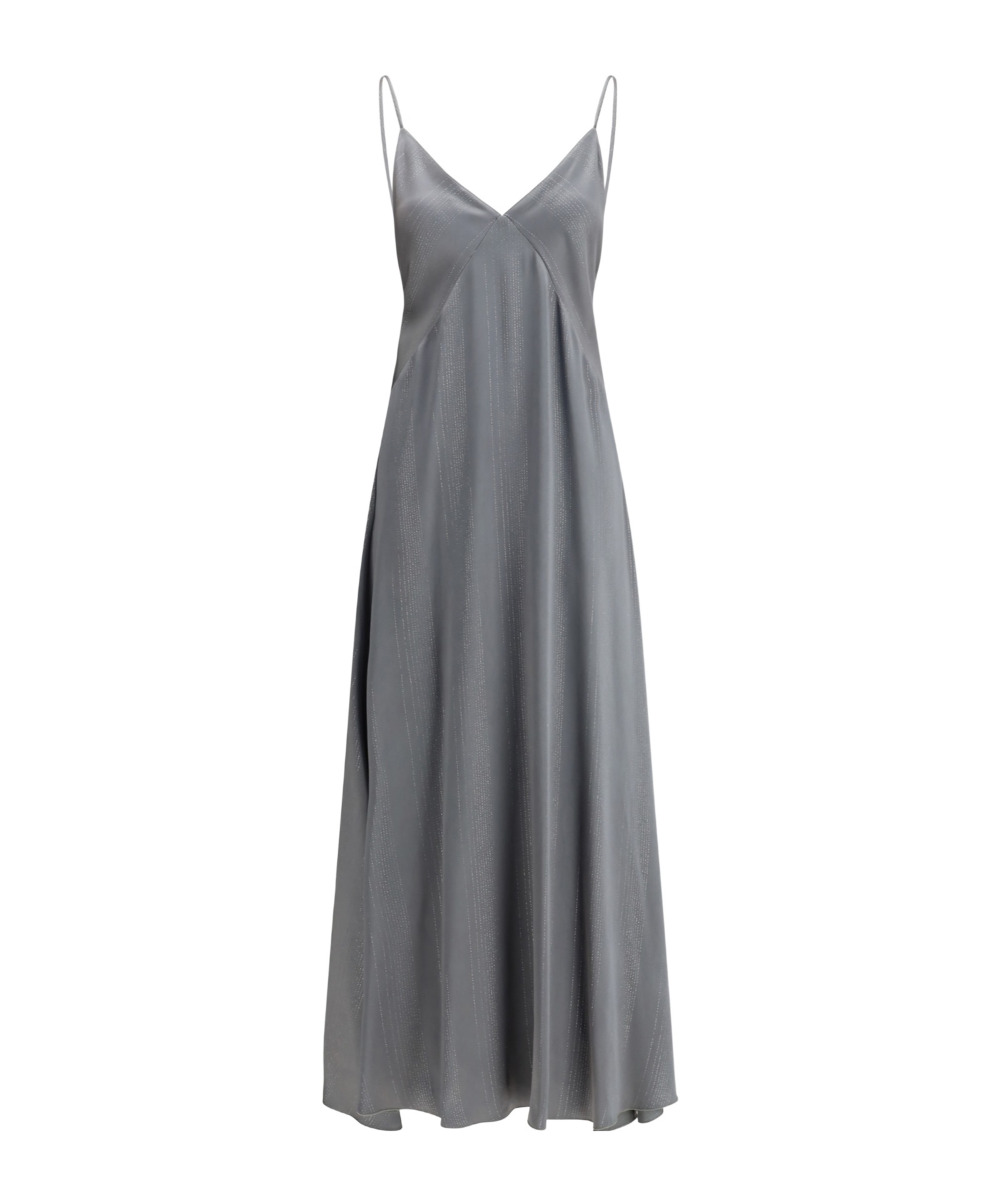 Forte Forte Spaghetti-strap Dress In Gray