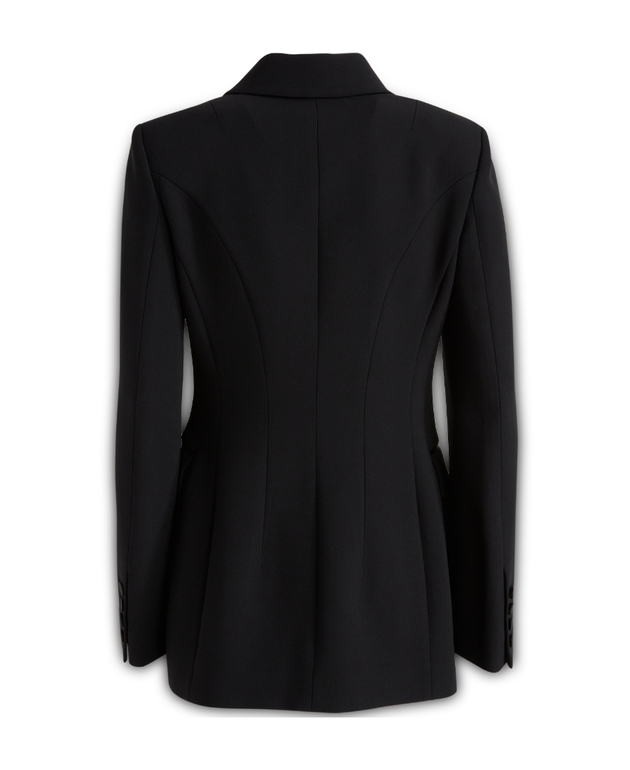 Ermanno Scervino Peak-lapel Double-breasted Blazer In Black