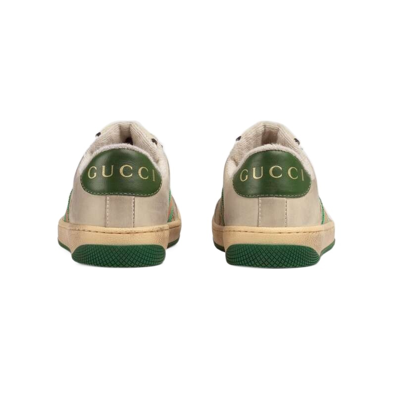 Gucci Gg Supreme Web Sneakers In Nude