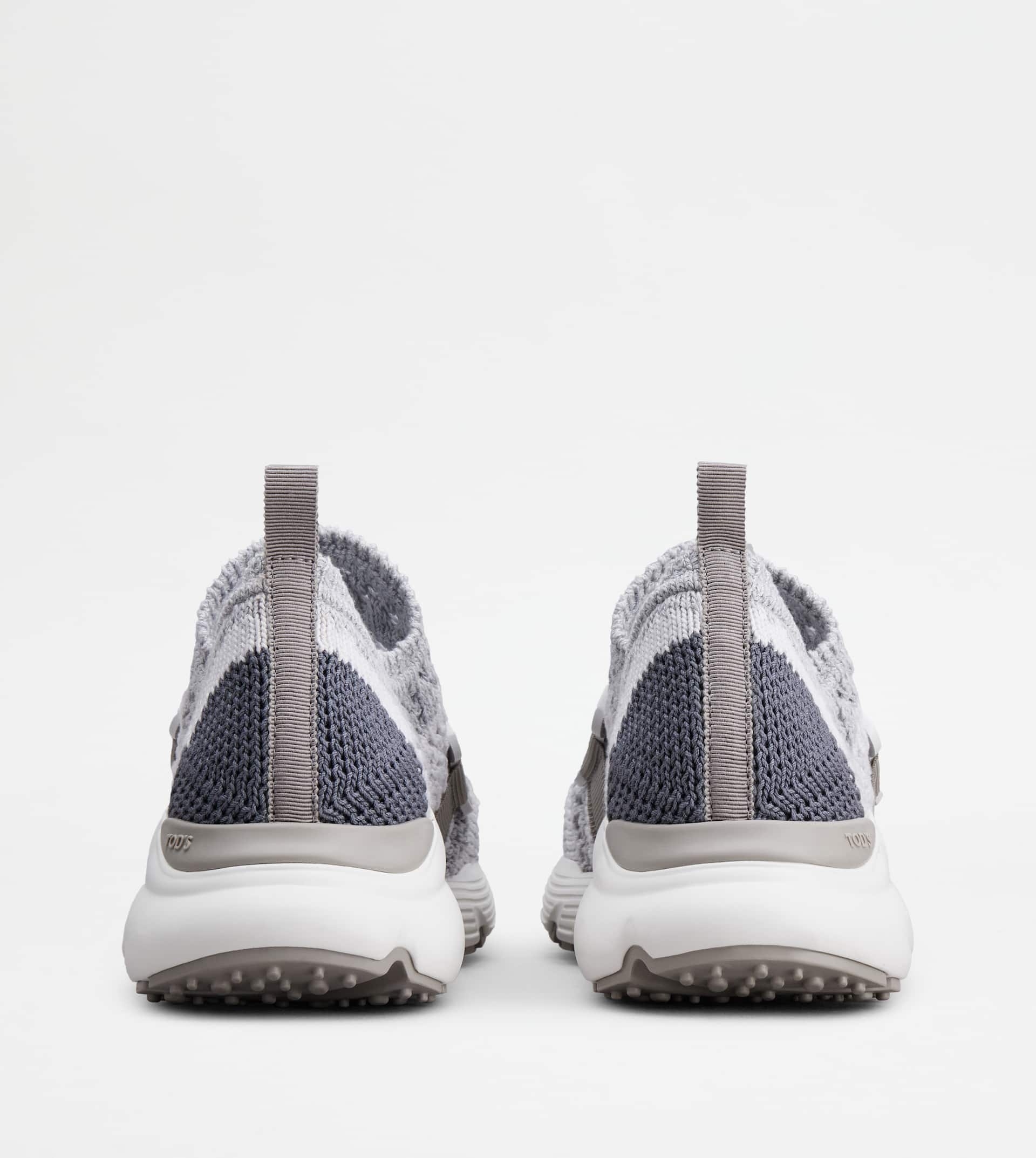 Tod's Kate Fabric Slip-on Sneakers In White