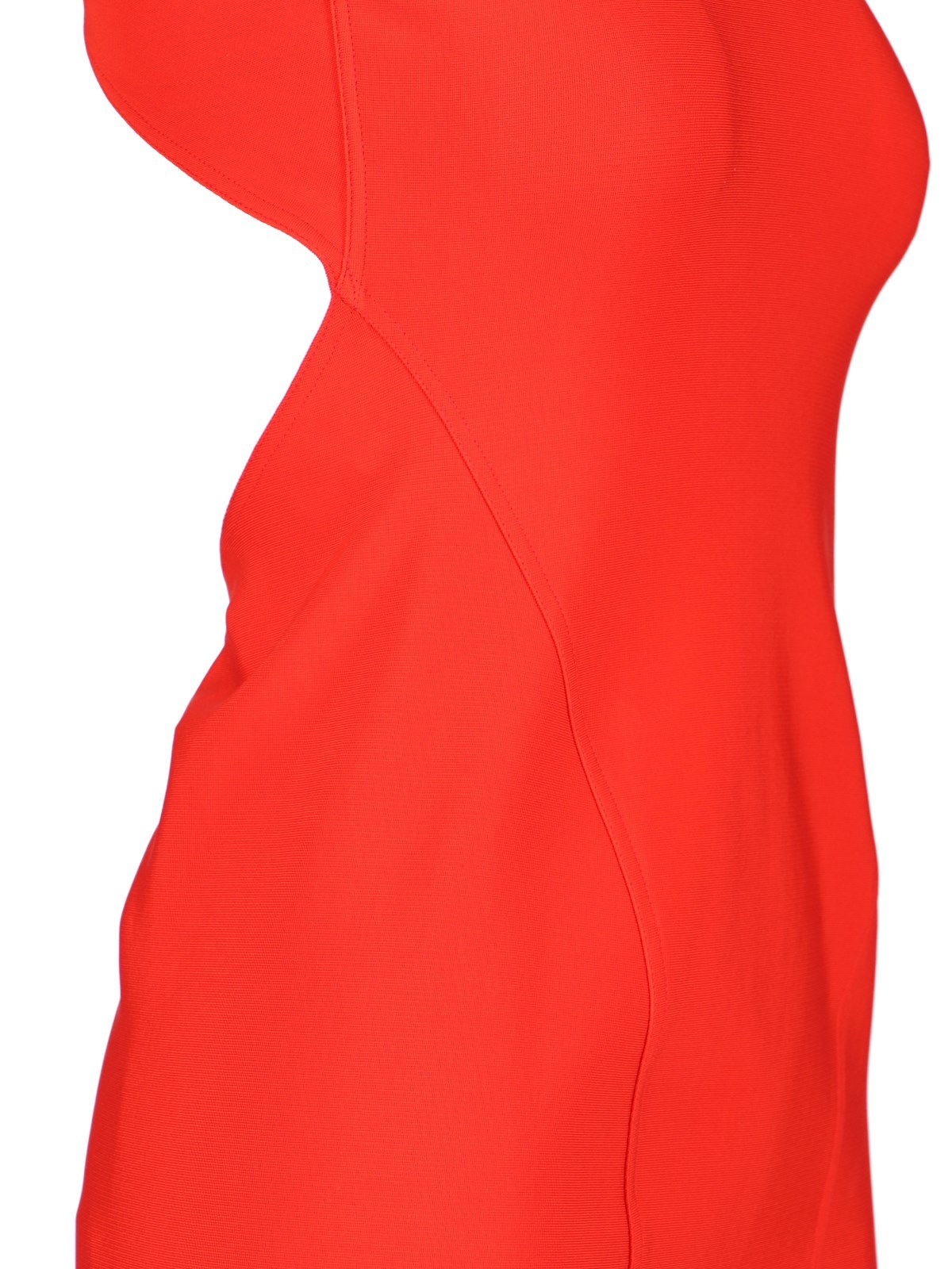 ALAÏA ALAÏA CROSSBACK SLEEVELESS MIDI DRESS