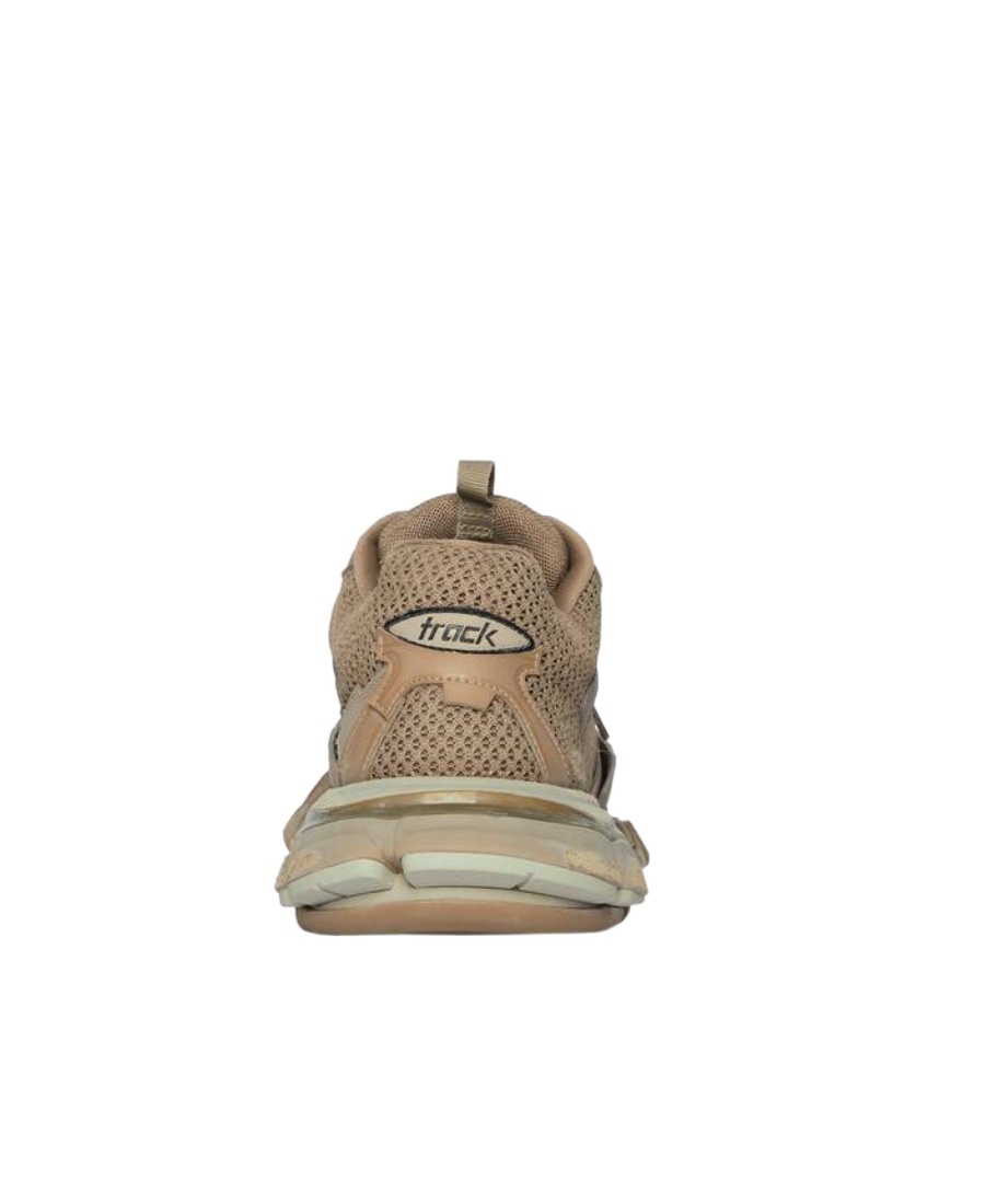 Balenciaga Destroyed Track Sneakers In Nude