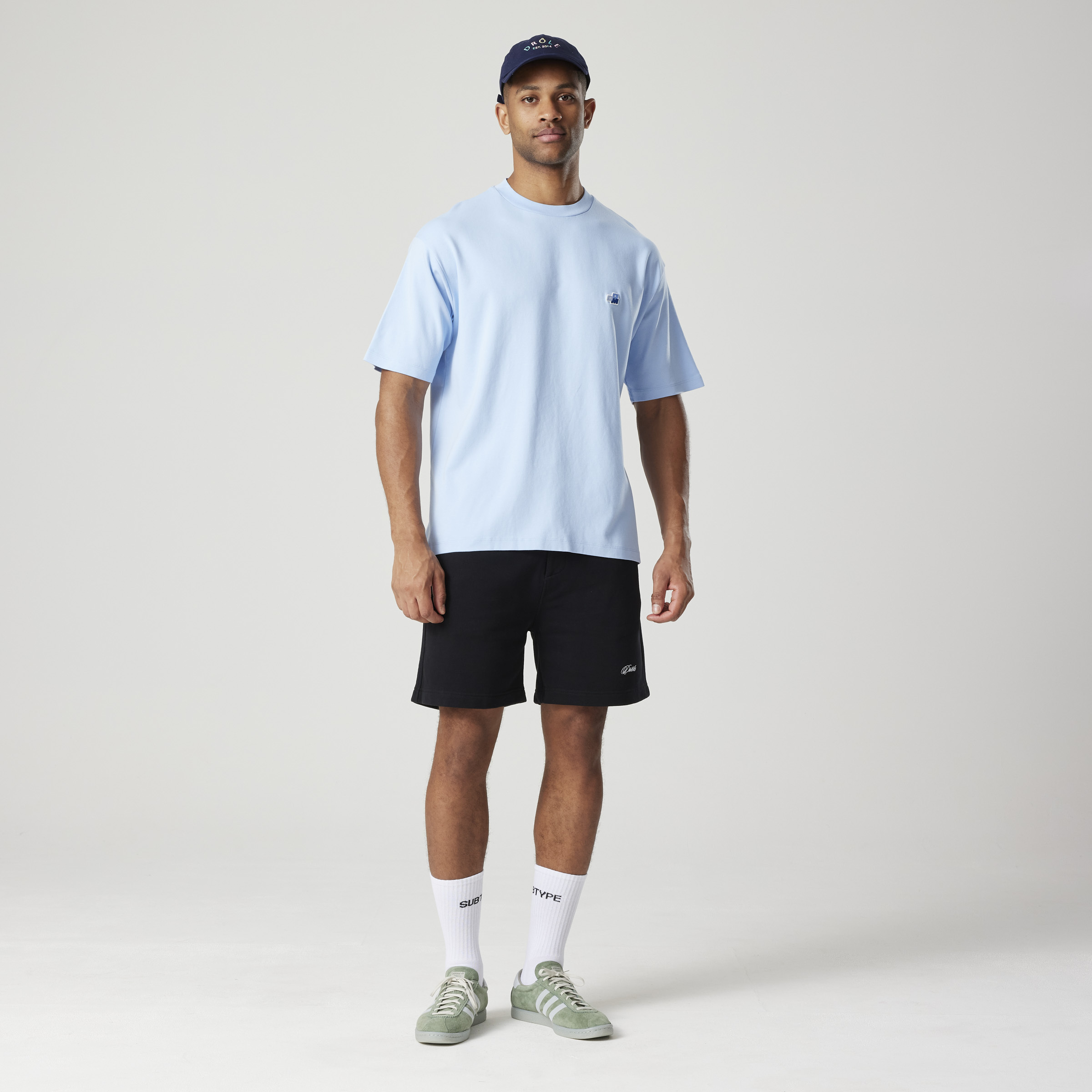 Drôle De Monsieur Logo T-shirt In Blue