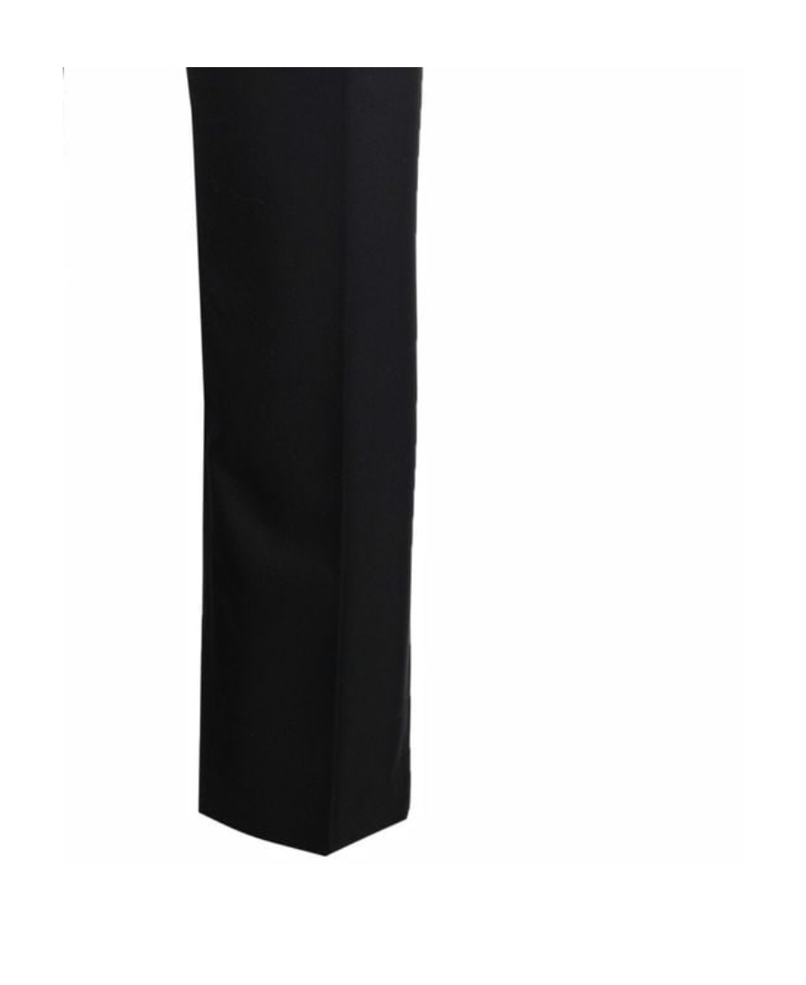 Alexander Mcqueen Tailored Cropped Trousers In Black