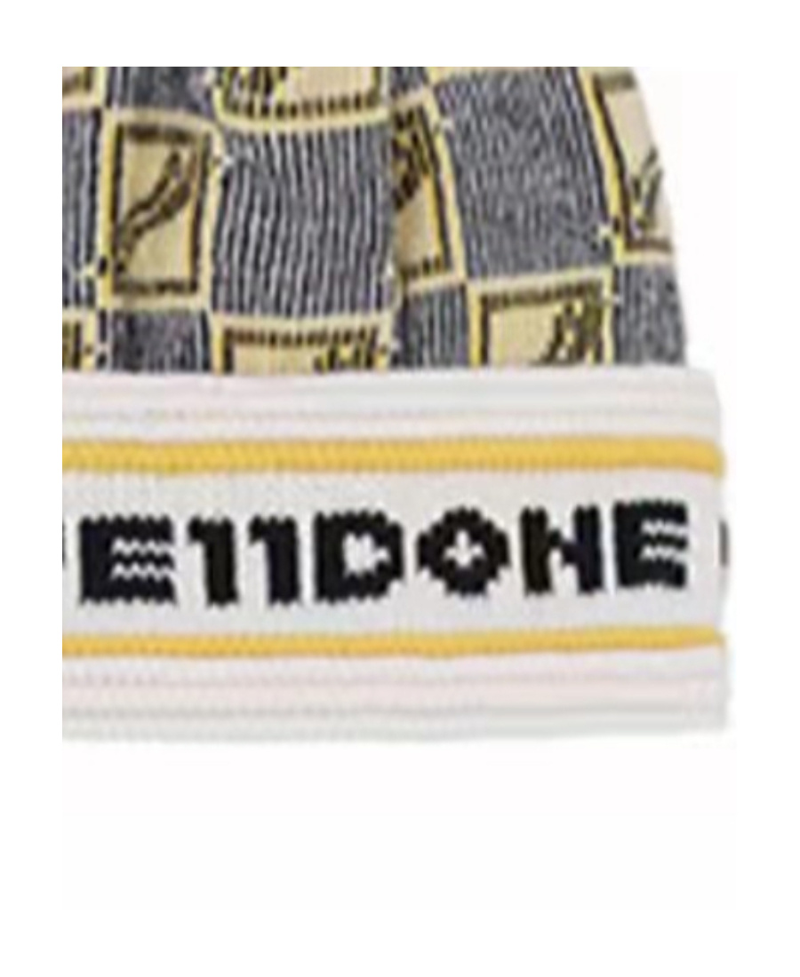 We11 Done Logo Printed Trimmed Hat In Multicolor