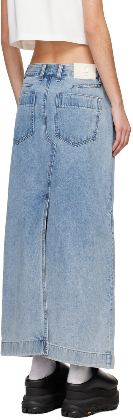 WOOYOUNGMI NON-ELASTIC DENIM SKIRT