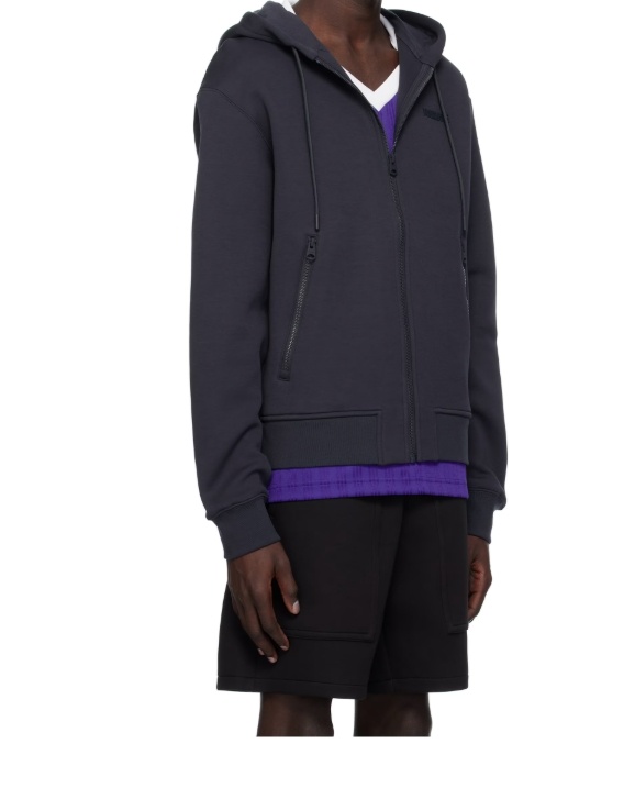 Mackage Long-sleeved Hooded Sweatshirt In Black