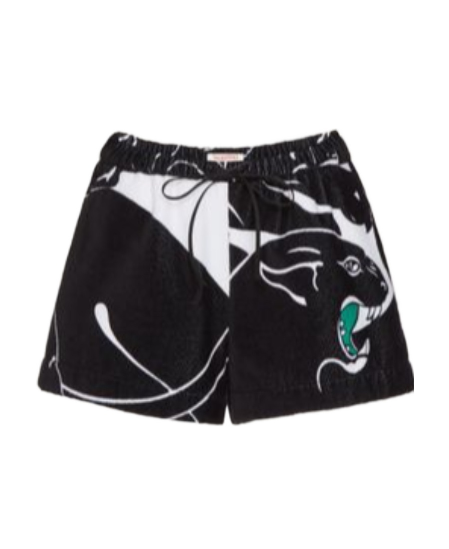 Valentino Panther-print Shorts