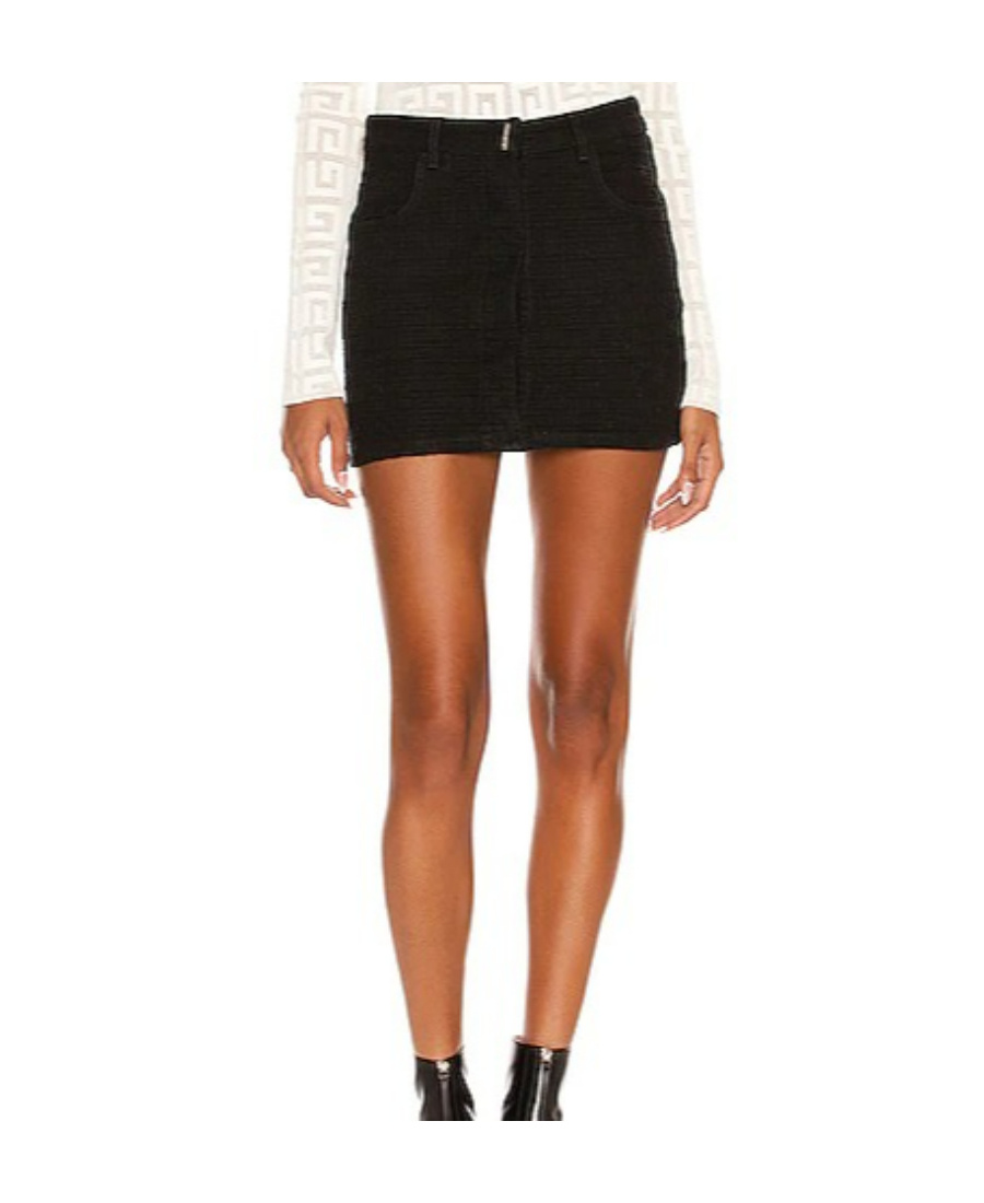 Givenchy 4g Jacquard Skirt In Black