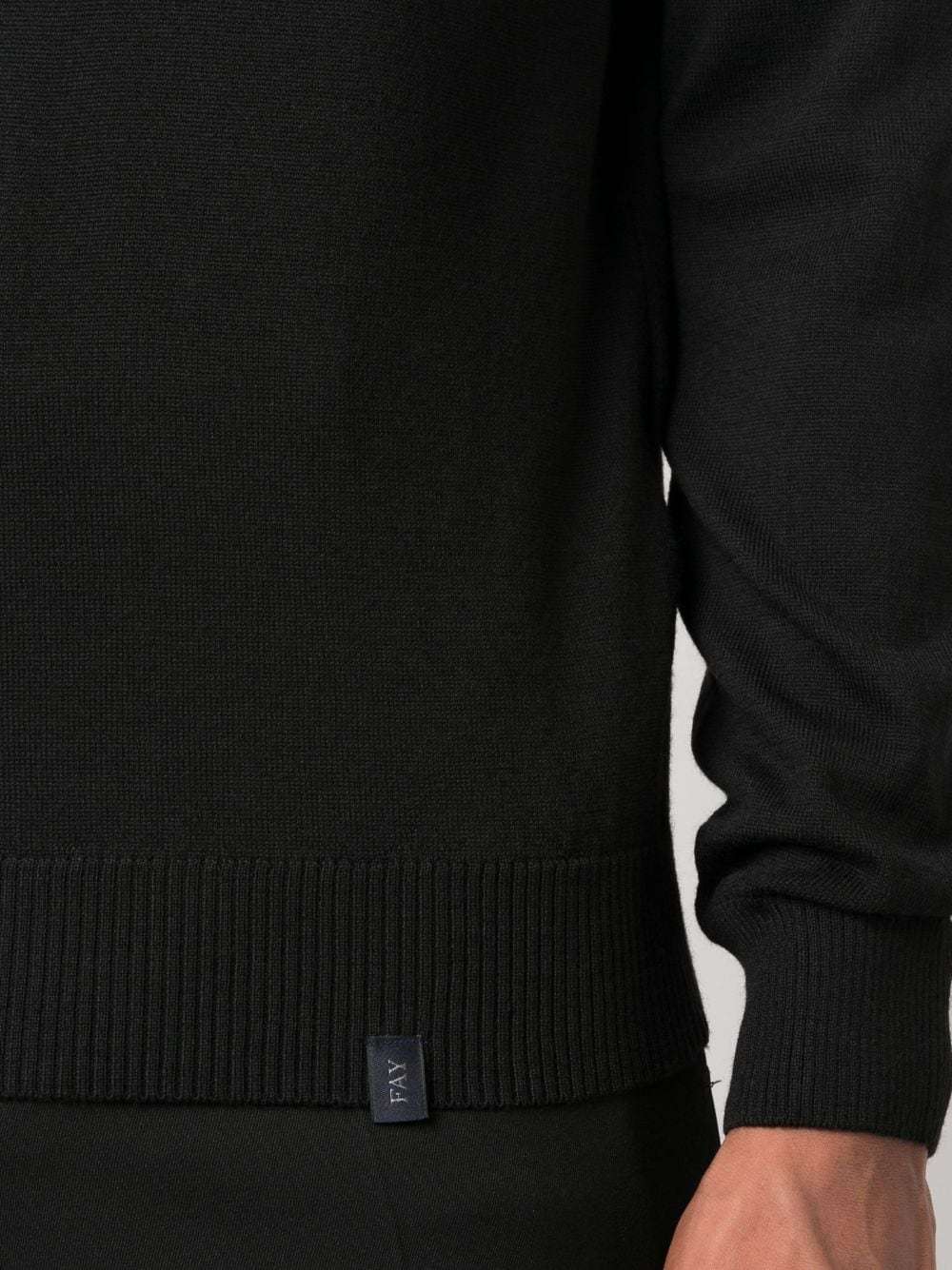 Fay Turtleneck Sweater In Black