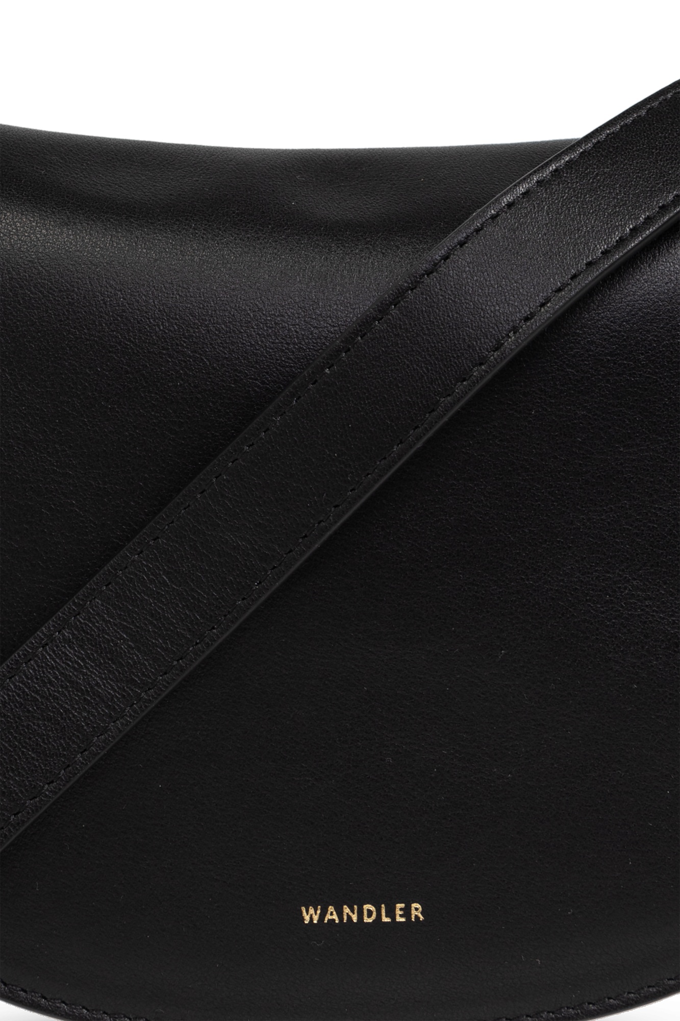 Shop Wandler Kate Shoulder Bag In Black