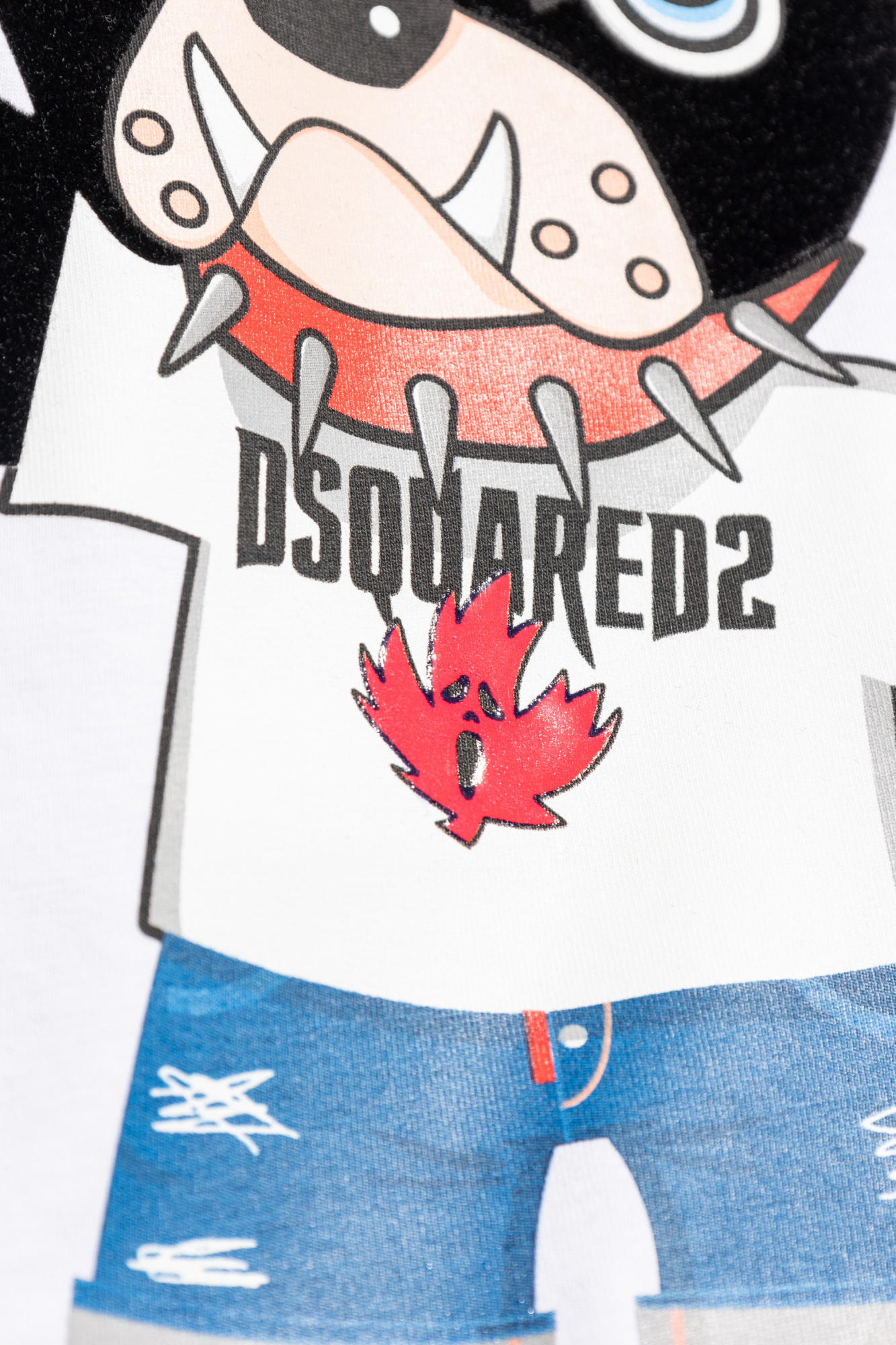 Dsquared2 Logo Printed Crewneck T-shirt In White