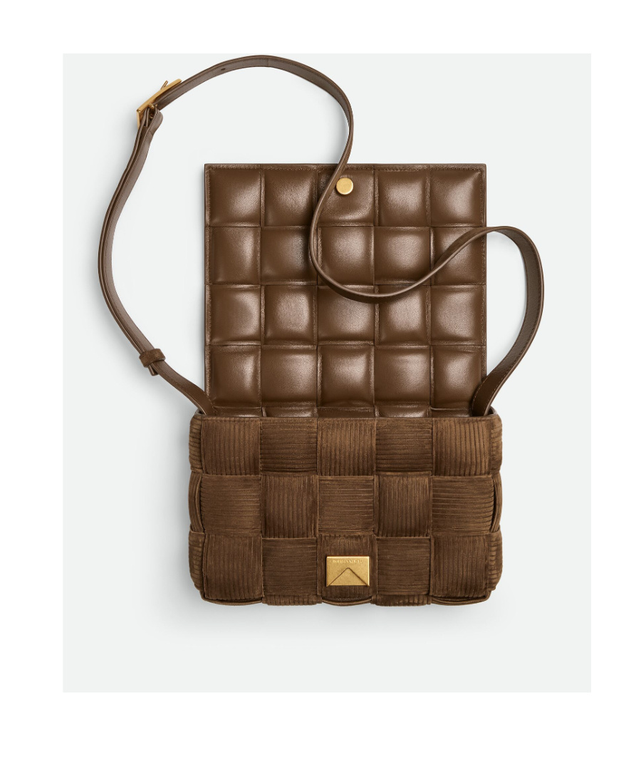 Bottega Veneta Cassette Shoulder Bag In Brown