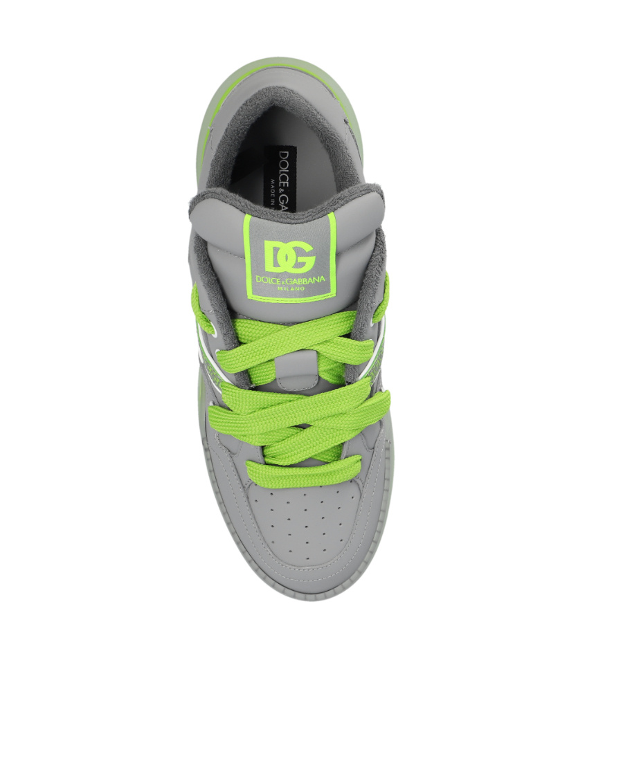 Dolce & Gabbana Modern Low-top Sneakers Featuring Eyelet Detailing In Gray