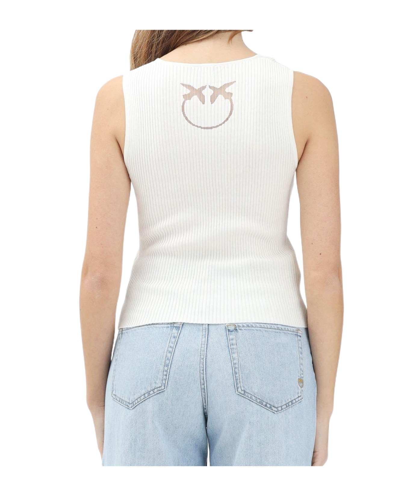 Shop Pinko Agner Top In Multicolor