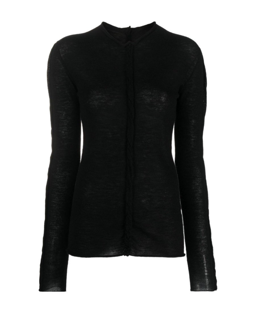 Uma Wang Long Sleeves Top In Black