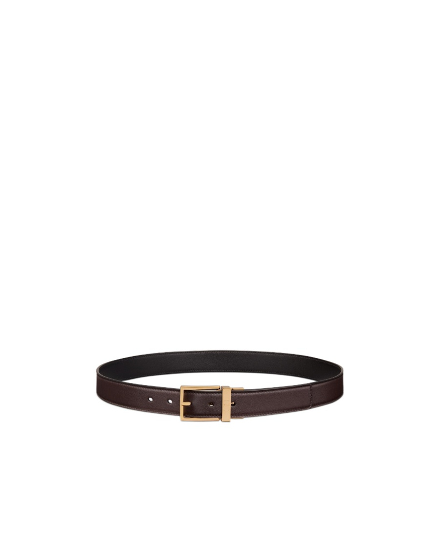 Dior Logo Detailed Buckled Belt In Black