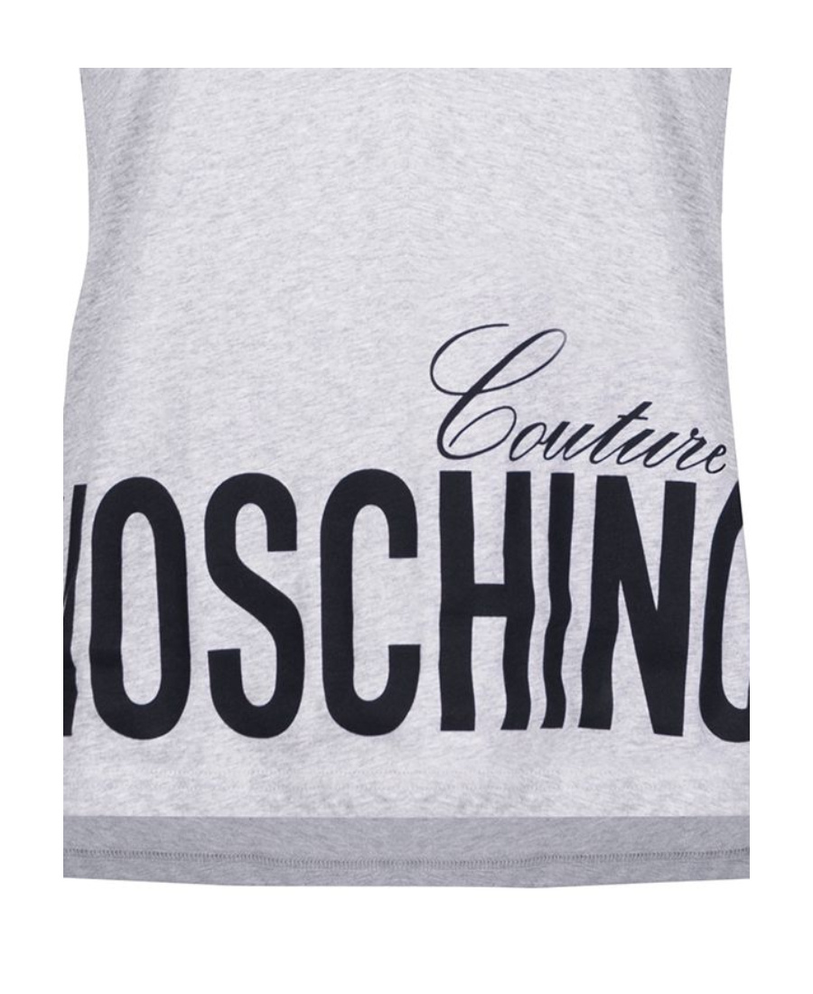 Moschino Logo Printed T-shirt In White
