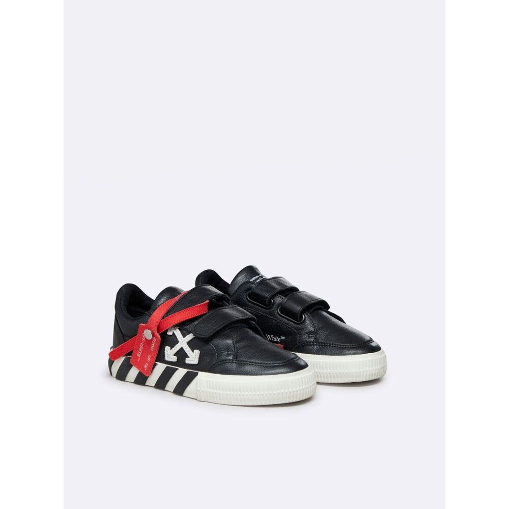 Off-white Vulcanized Sneakers In Black