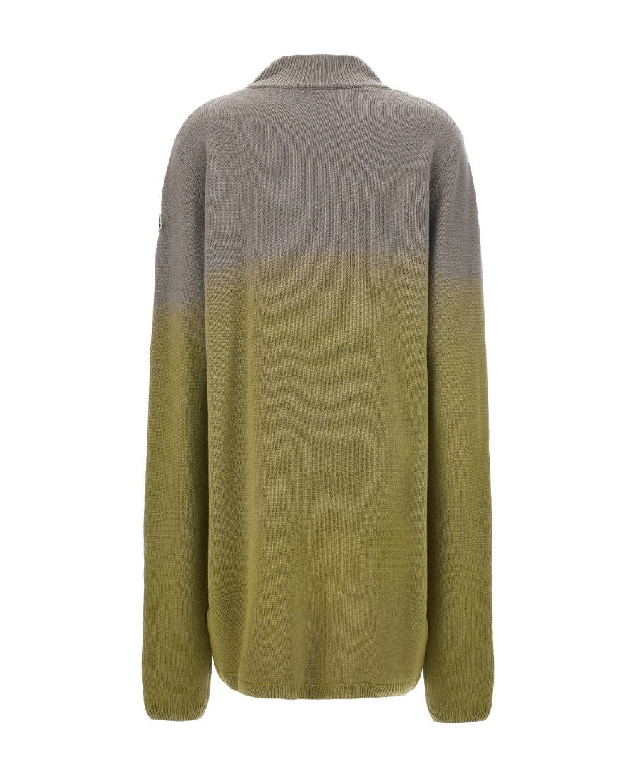 Moncler X Rick Owens X Rick Owens Cut-out Jumper In Green