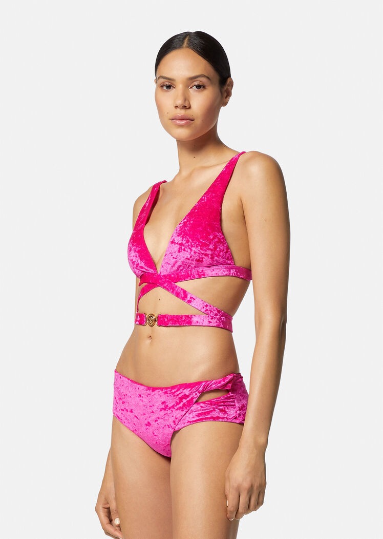 VERSACE MEDUSA PLAQUE BIKINI BOTTOMS